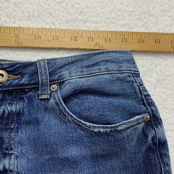 Pistola Women's Distressed High Rise Button Fly Presley Jeans Size 29 Blue - Picture 7 of 14